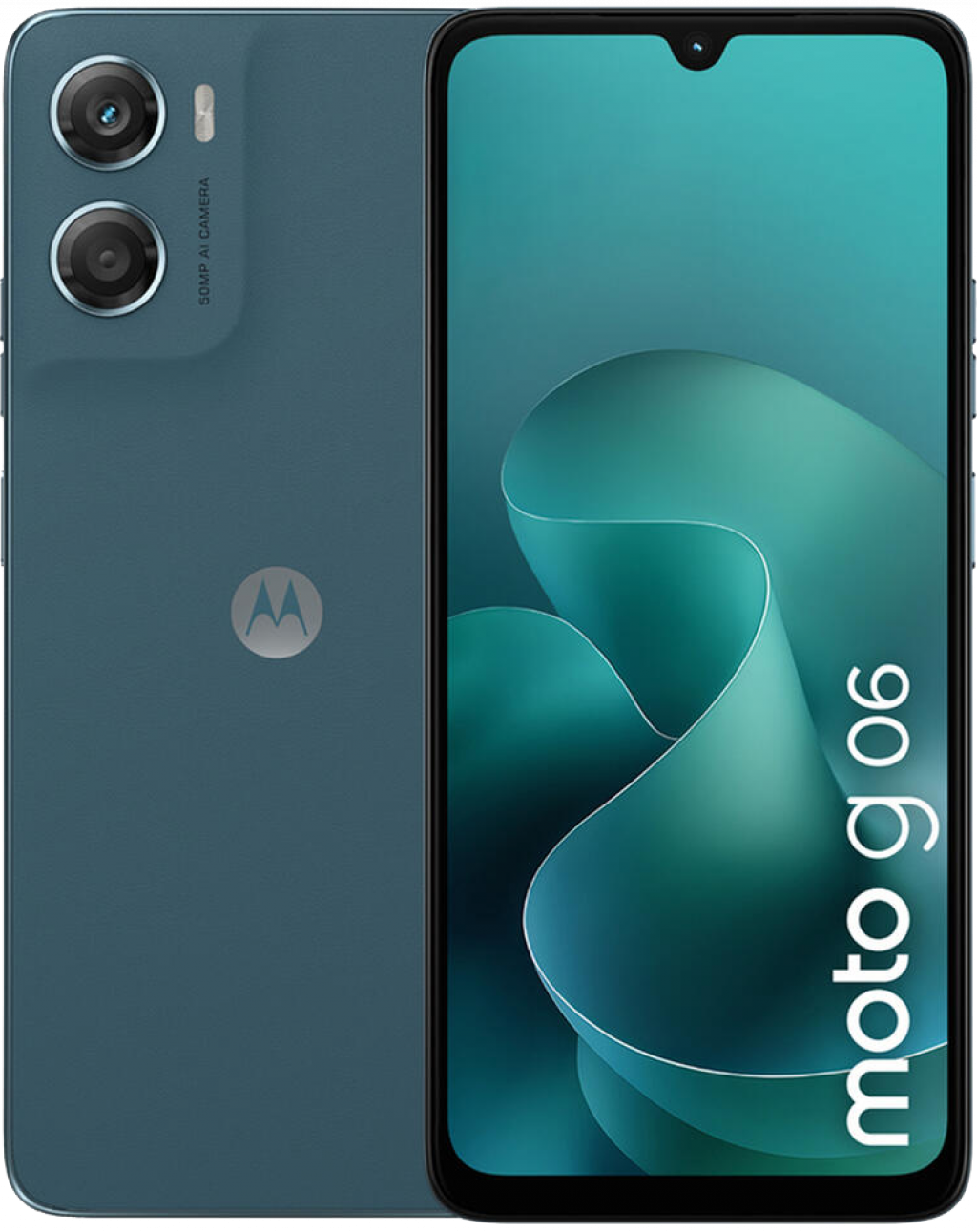 Смартфон Motorola Moto G06 4/128GB Tapestry (Blue)