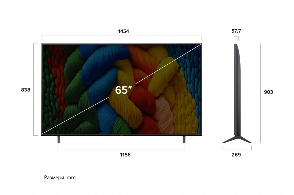 Телевизор LG LED 65NANO80A3B