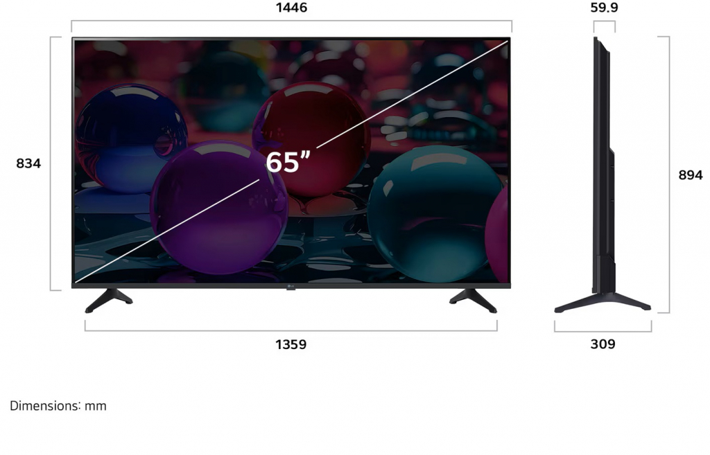 Телевизор LG LED 65UA73003LA