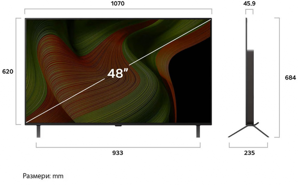 Телевизор LG OLED 48B53LA
