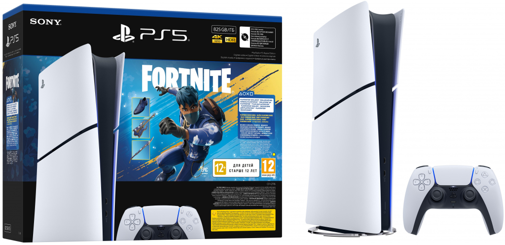 Конзола за TV Sony Playstation PS5 + FORTNITE FLOWERING CHAOS Digital