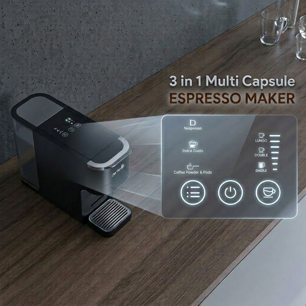 Кафемашина с капсули Arielli ACM-1620 MULTI 3in1