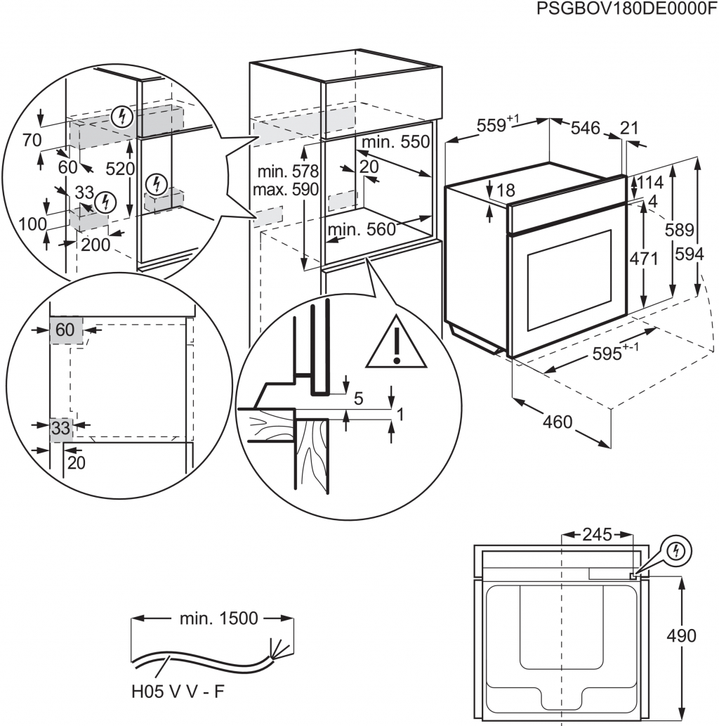 Фурна за вграждане AEG TB8SB73ZAB