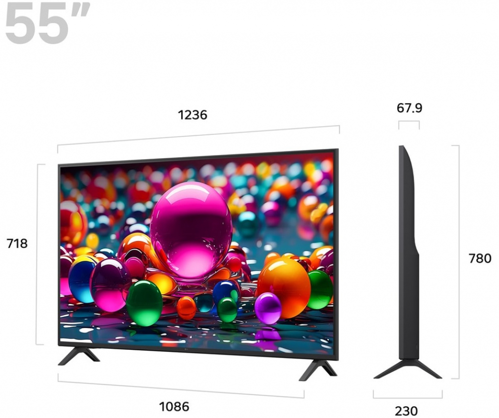 Телевизор LG LED 55UA75006LA