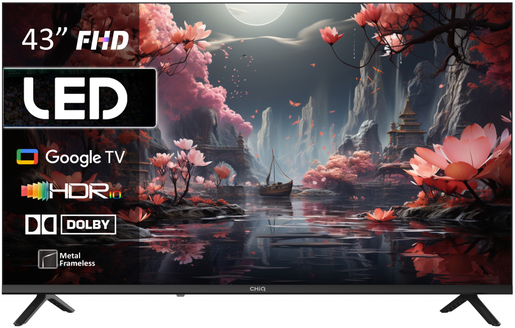 CHiQ LKD43M10GP 43″ Full HD LED Google TV