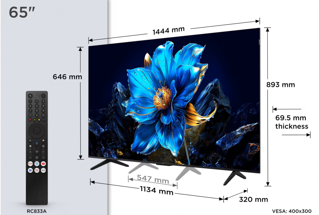 Телевизор TCL QLED 65P7K