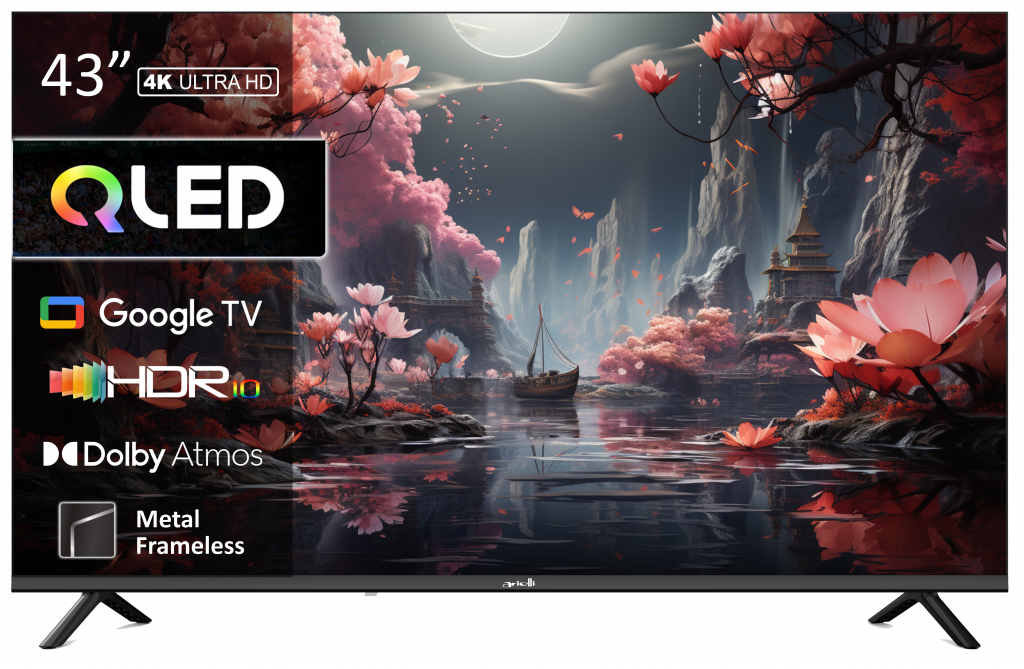 Телевизор ARIELLI QLED43UD10GTV SMART