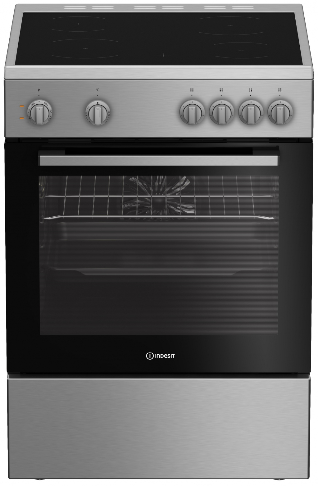 Готварска печка с керамичен плот Indesit I6V8KMX