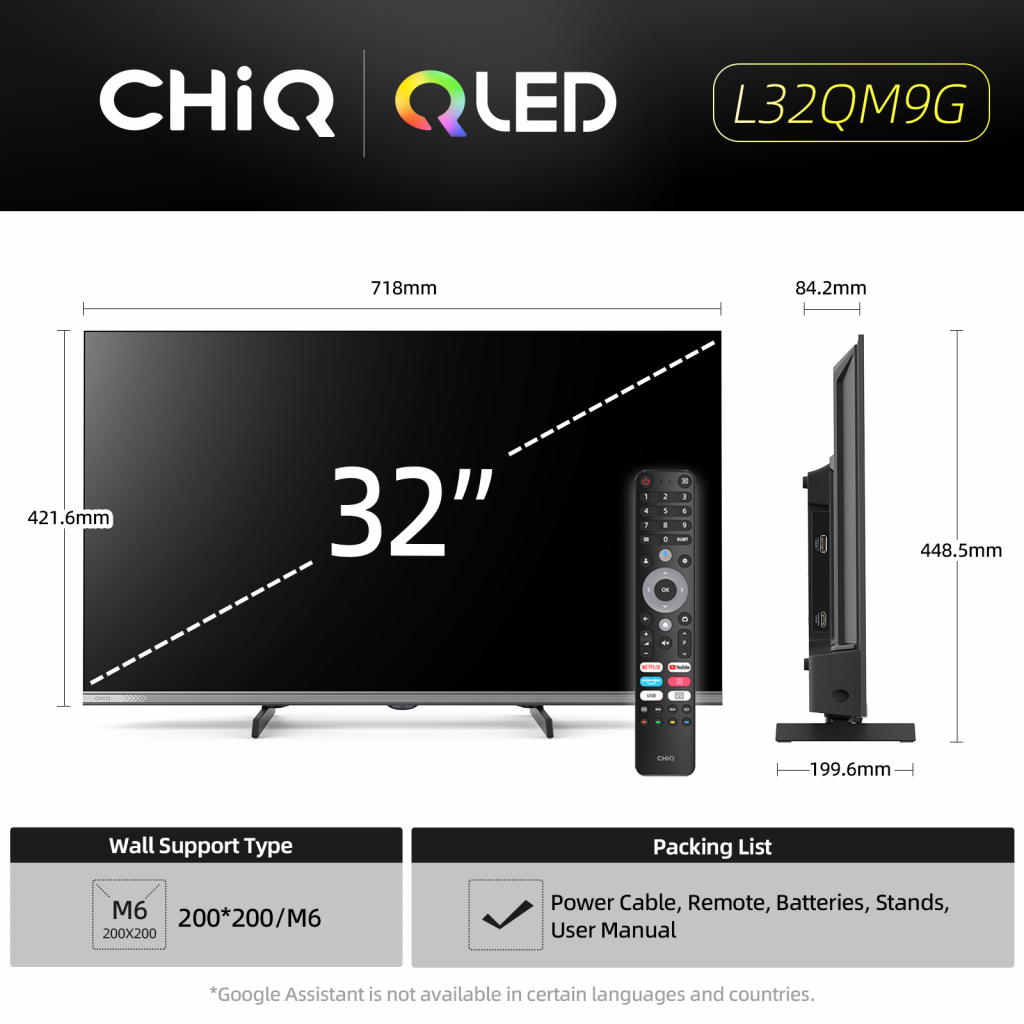 Телевизор CHiQ L32QM9V