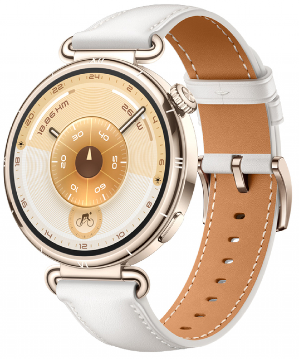 Смарт часовник Huawei Watch GT6, Konsu-B19L White Leather