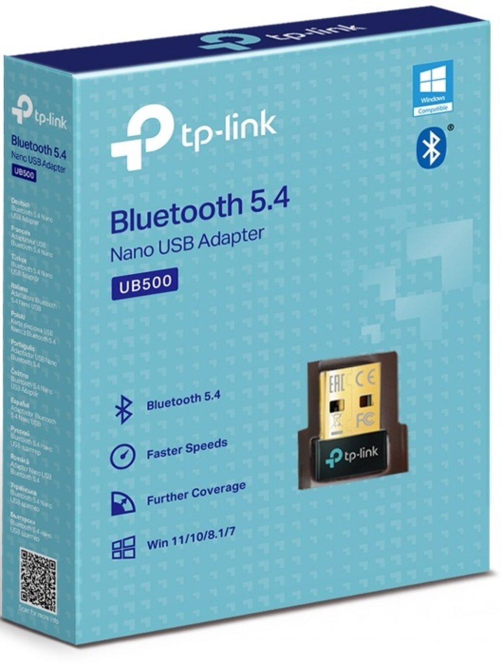 Мрежови адаптор TP-Link UB500 usb Bluetooth 5.3