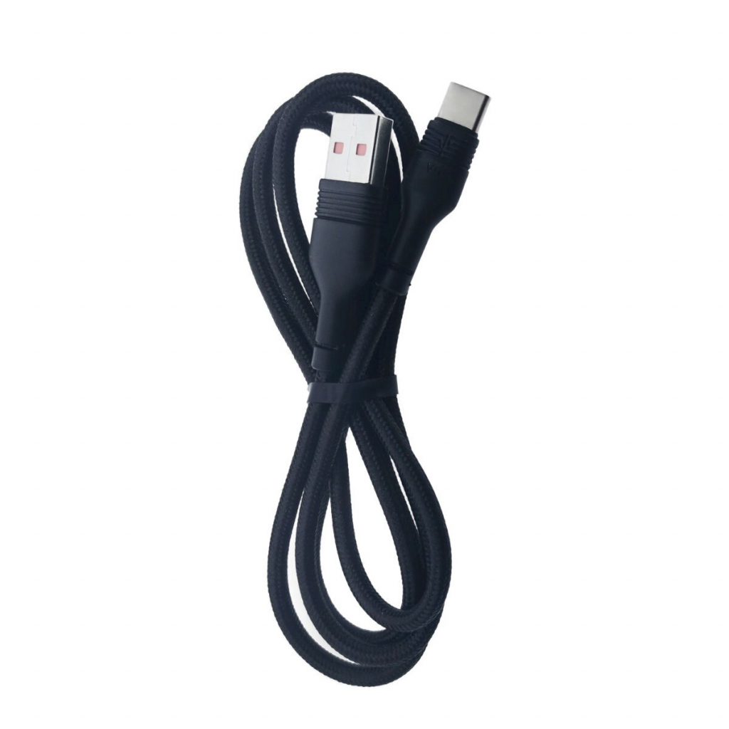 Кабел XO NB55 5А Fast Charge USB-Type C black