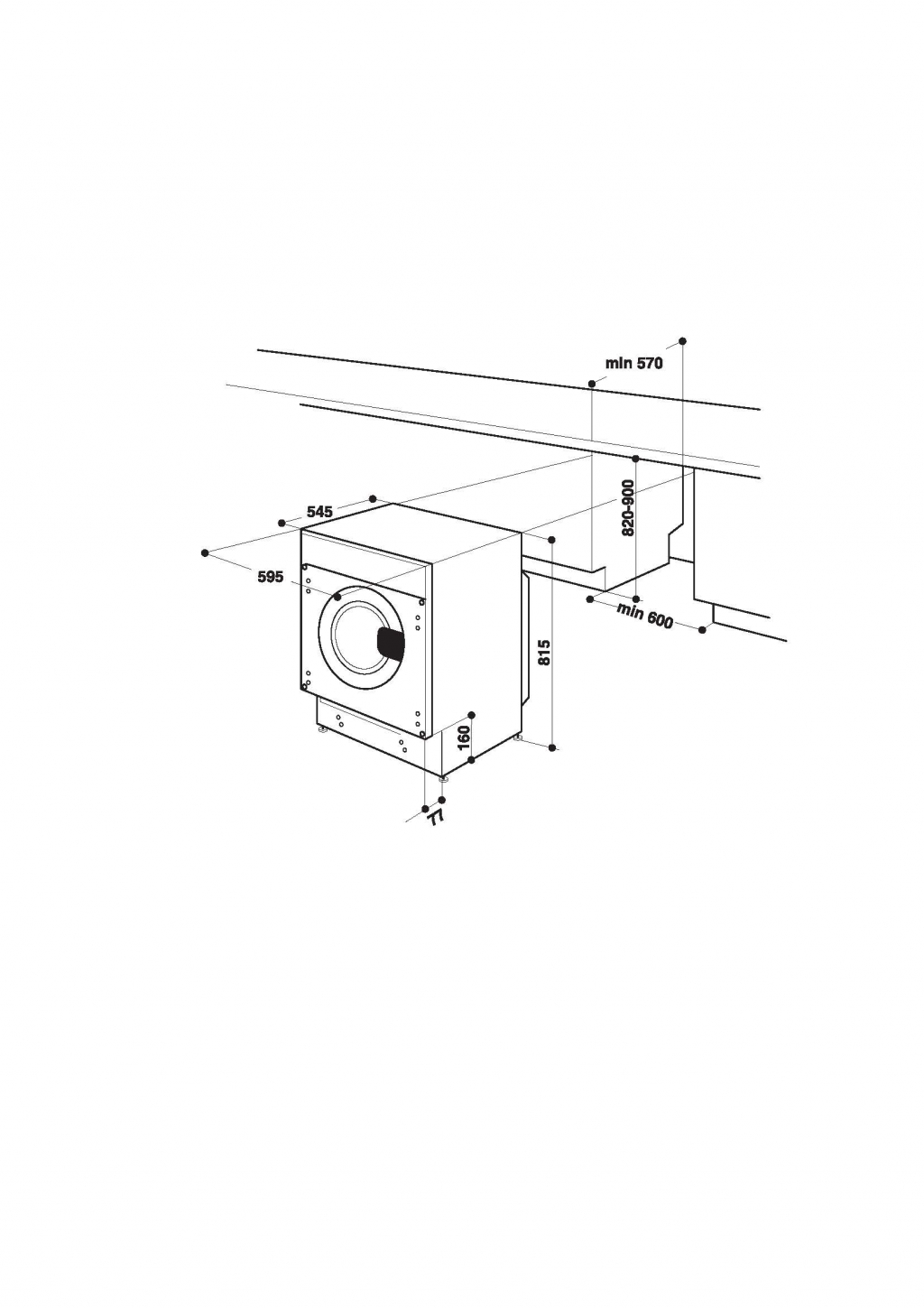 Пералня със Сушилня за вграждане Whirlpool BI WDWG 961486 EU