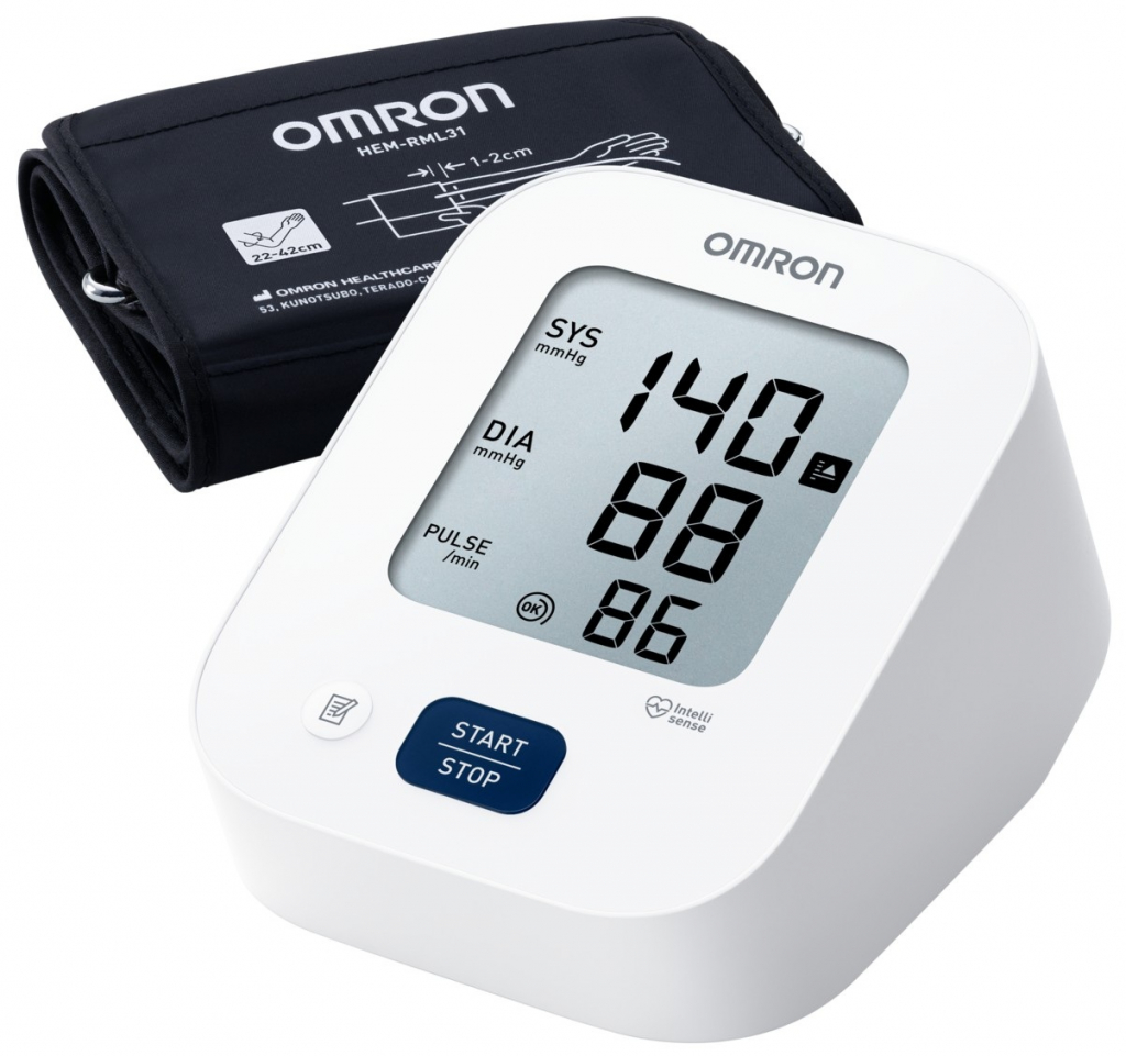 Апарат за кръвно OMRON M2 плюс 2025 + AC Адаптер комплект