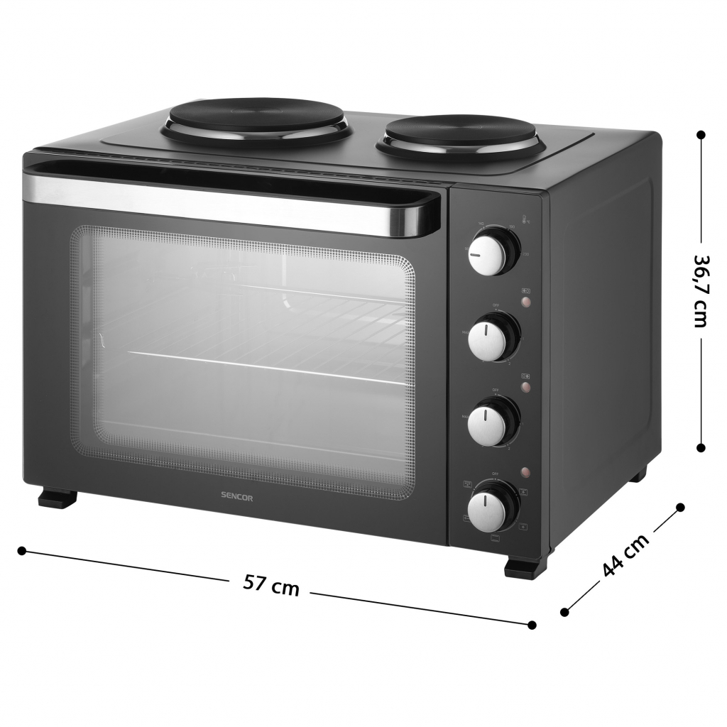 Мини печка - комбинирана Sencor SEO 4800BK