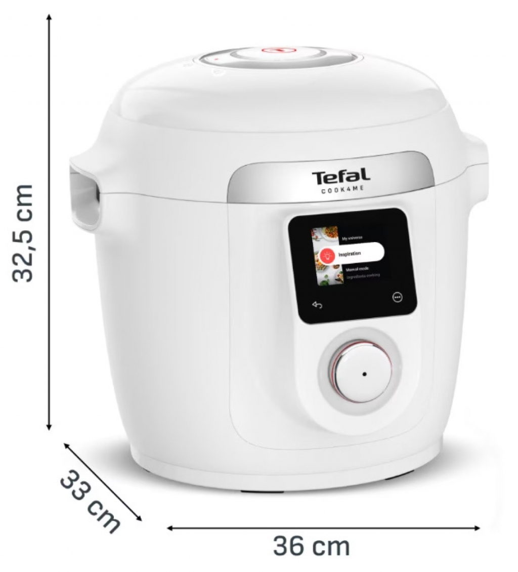 Мултикукър Tefal CY9621F2 EPC COOK4ME 10IN1 W/O GRID WHT