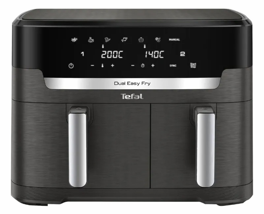Уред за готвене Tefal EY942HE0 XXL DUAL EASY FRY COAL EU