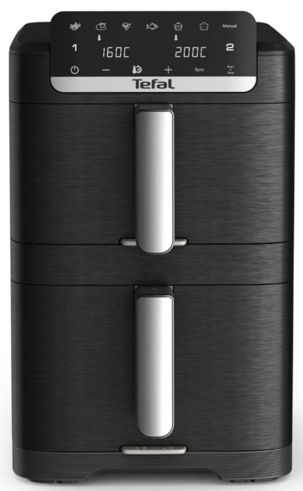 Уред за готвене Tefal EY7568E0 CRISPY STACK AF GENIUS+ACC BLK