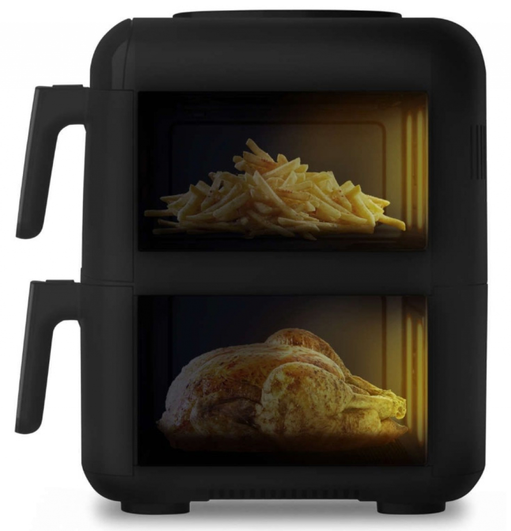 Уред за готвене Tefal EY7568E0 CRISPY STACK AF GENIUS+ACC BLK