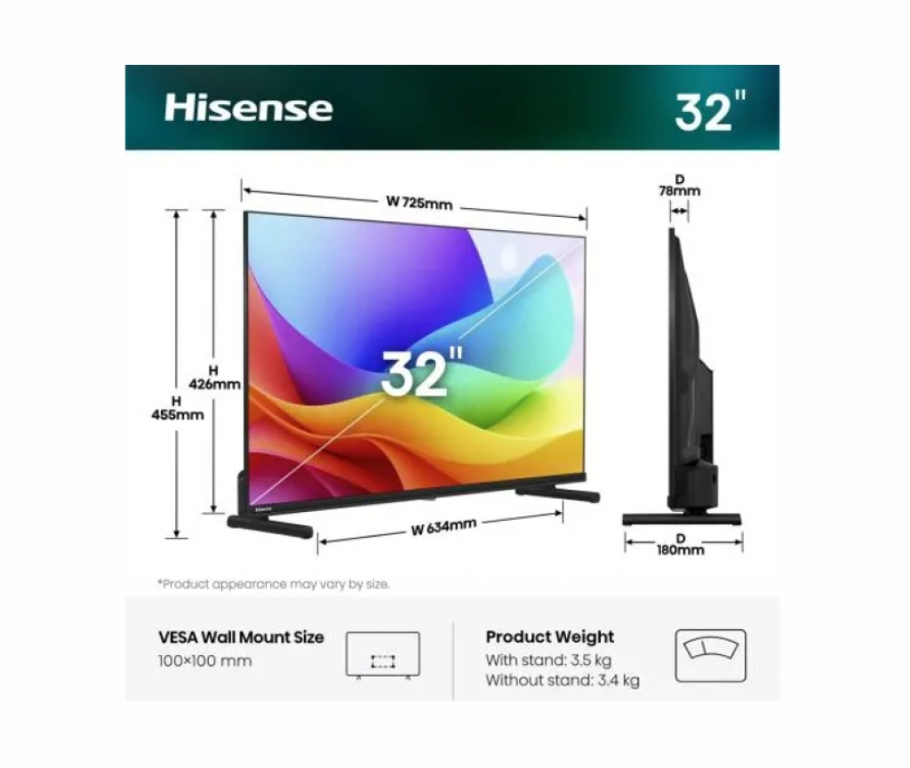 Телевизор Hisense 32A5S