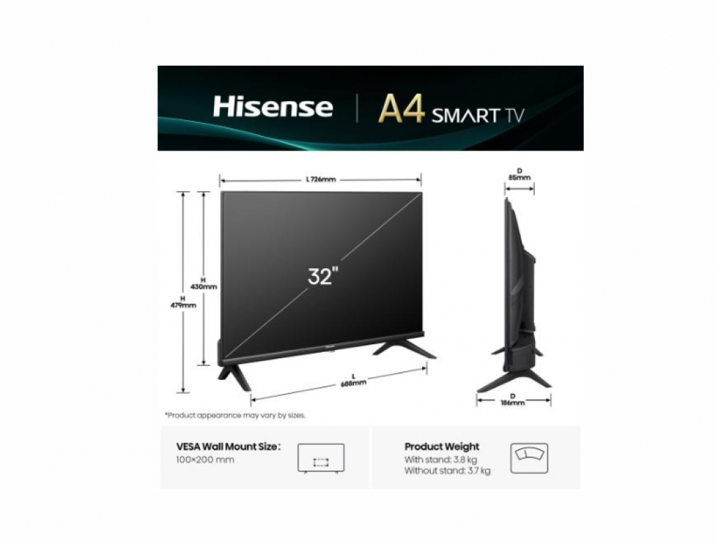 Телевизор Hisense 32A4Q