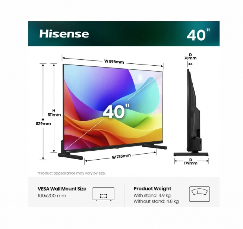 Телевизор Hisense 40A5S