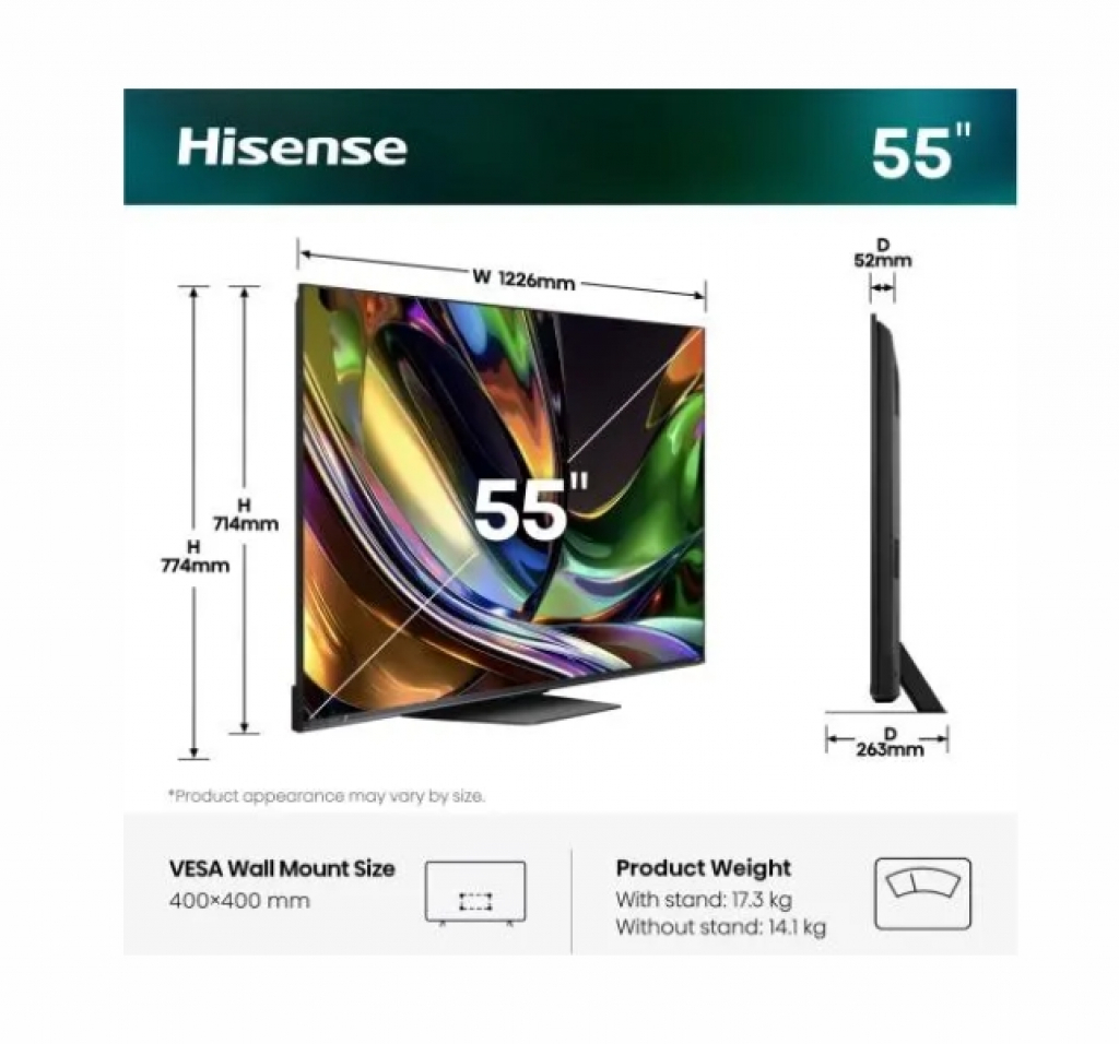 Телевизор Hisense 55UR8S