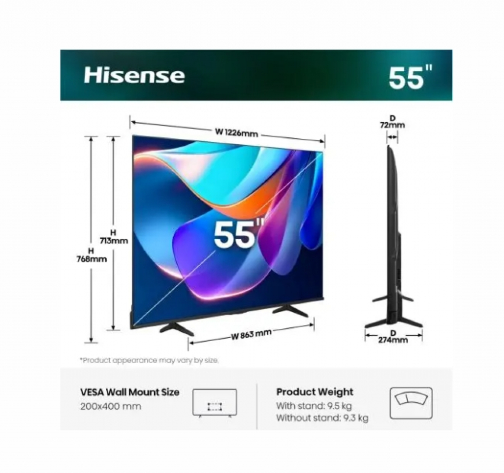 Телевизор Hisense 55A6S