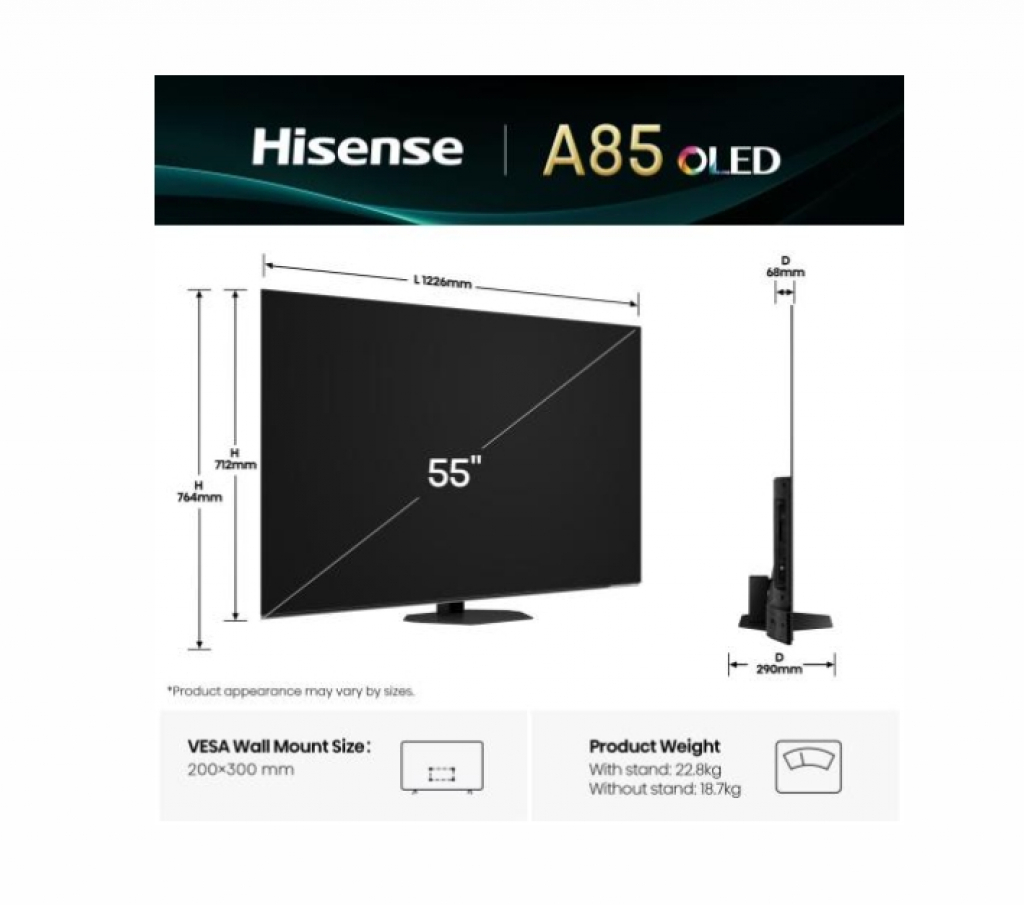 Телевизор Hisense 55A85Q