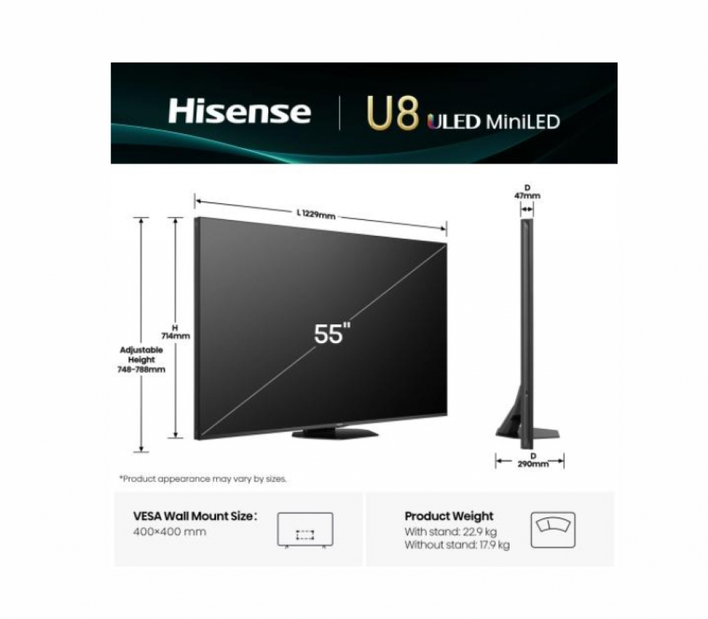 Телевизор Hisense 55U8Q