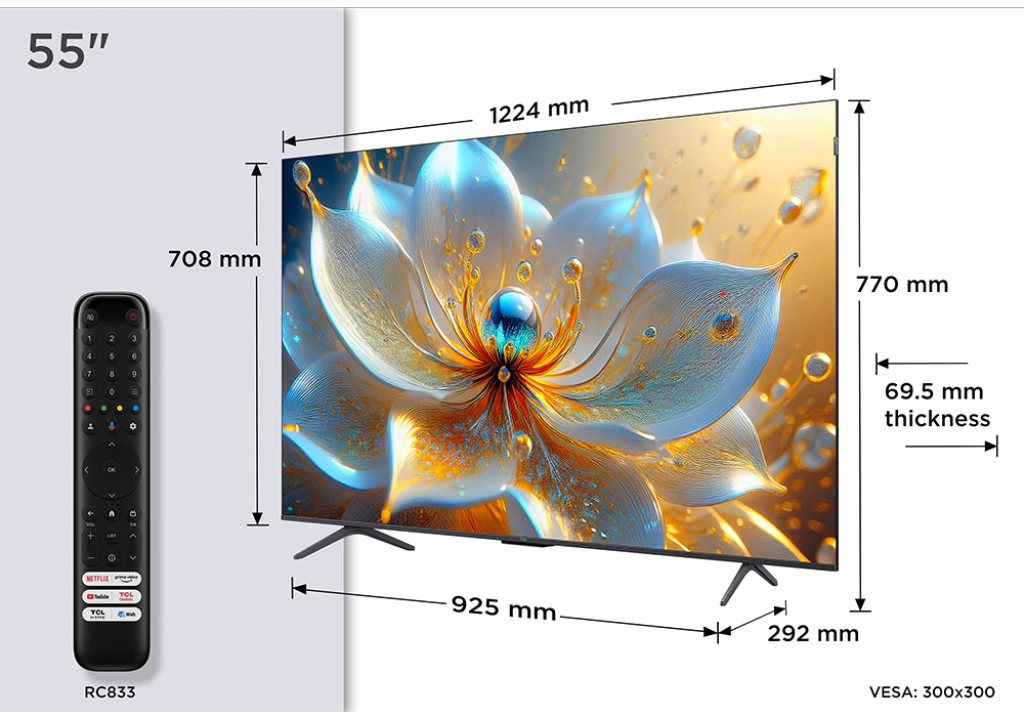 Телевизор TCL QLED 55P89K
