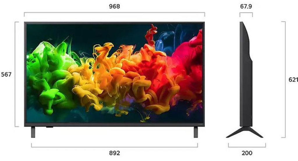 Телевизор LG LED 43QNED81B3C