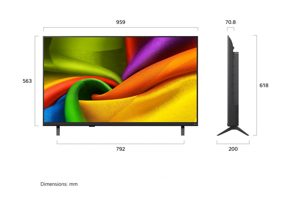 Телевизор LG LED 43NU850B3LA