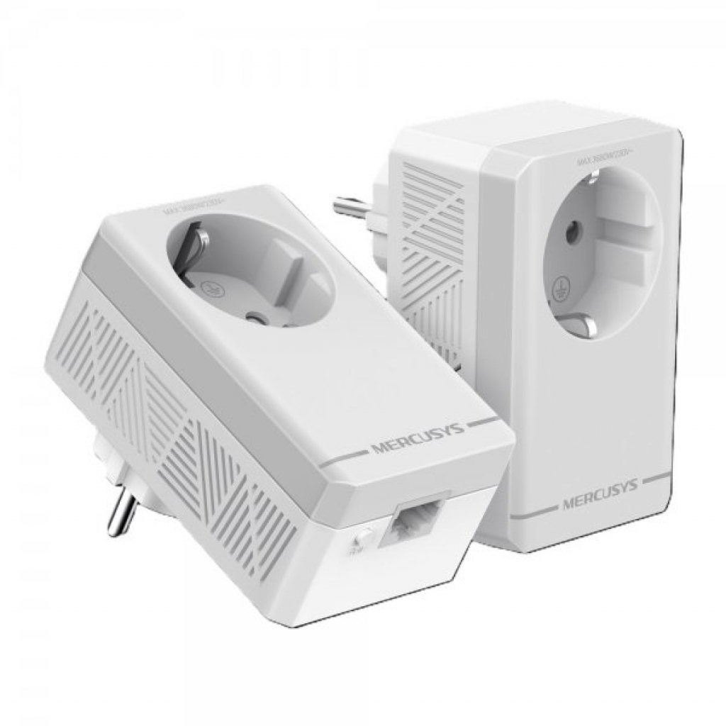 Мрежови адаптор MERCUSYS MP300P KIT powerline starter