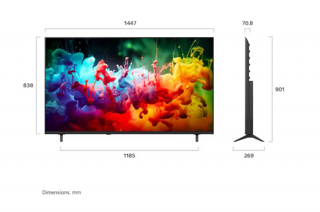 Телевизор LG LED 65QNED70B3C