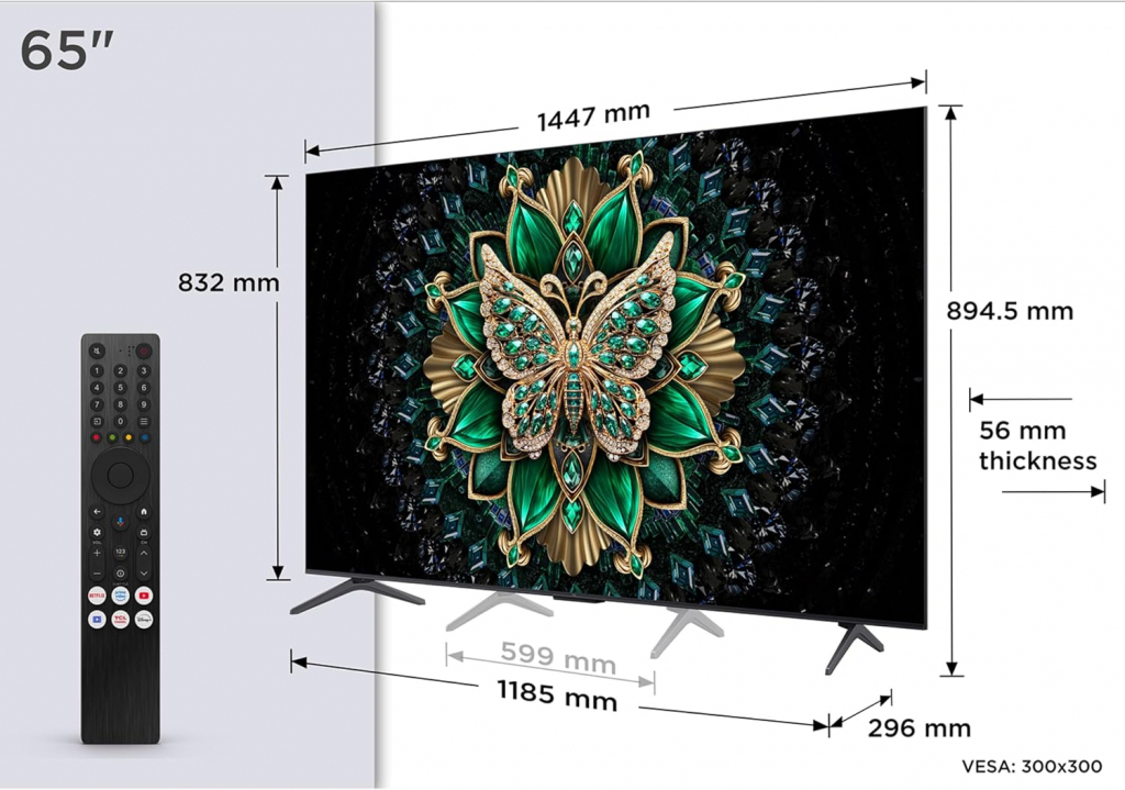 Телевизор TCL QD-MiniLED 65C61K