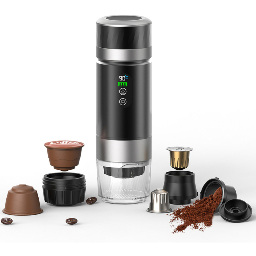 Кафемашина с капсули Xmart Portable Coffee Machine KF-JN-03 Plus Black 3 in 1