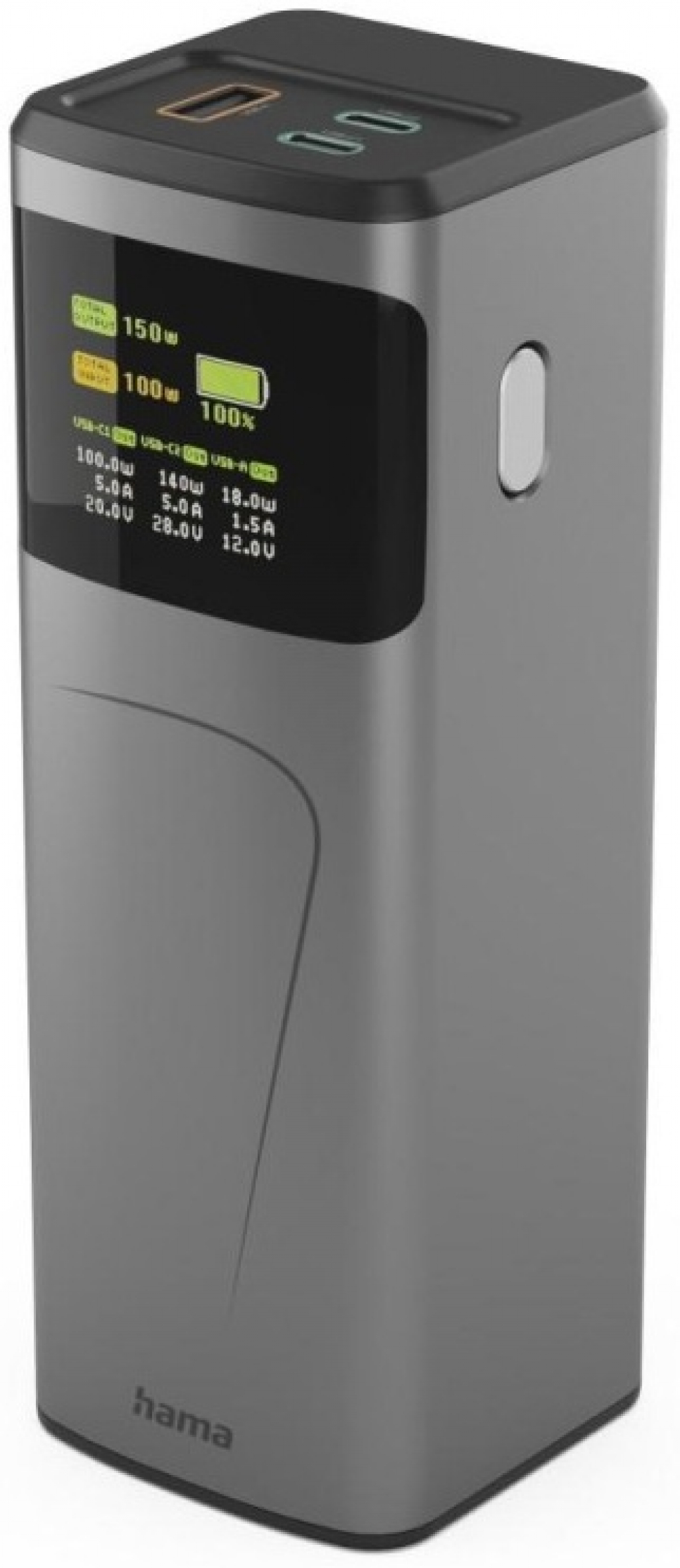 Външна батерия HAMA 201742 High Power 150 W 24000 mAh