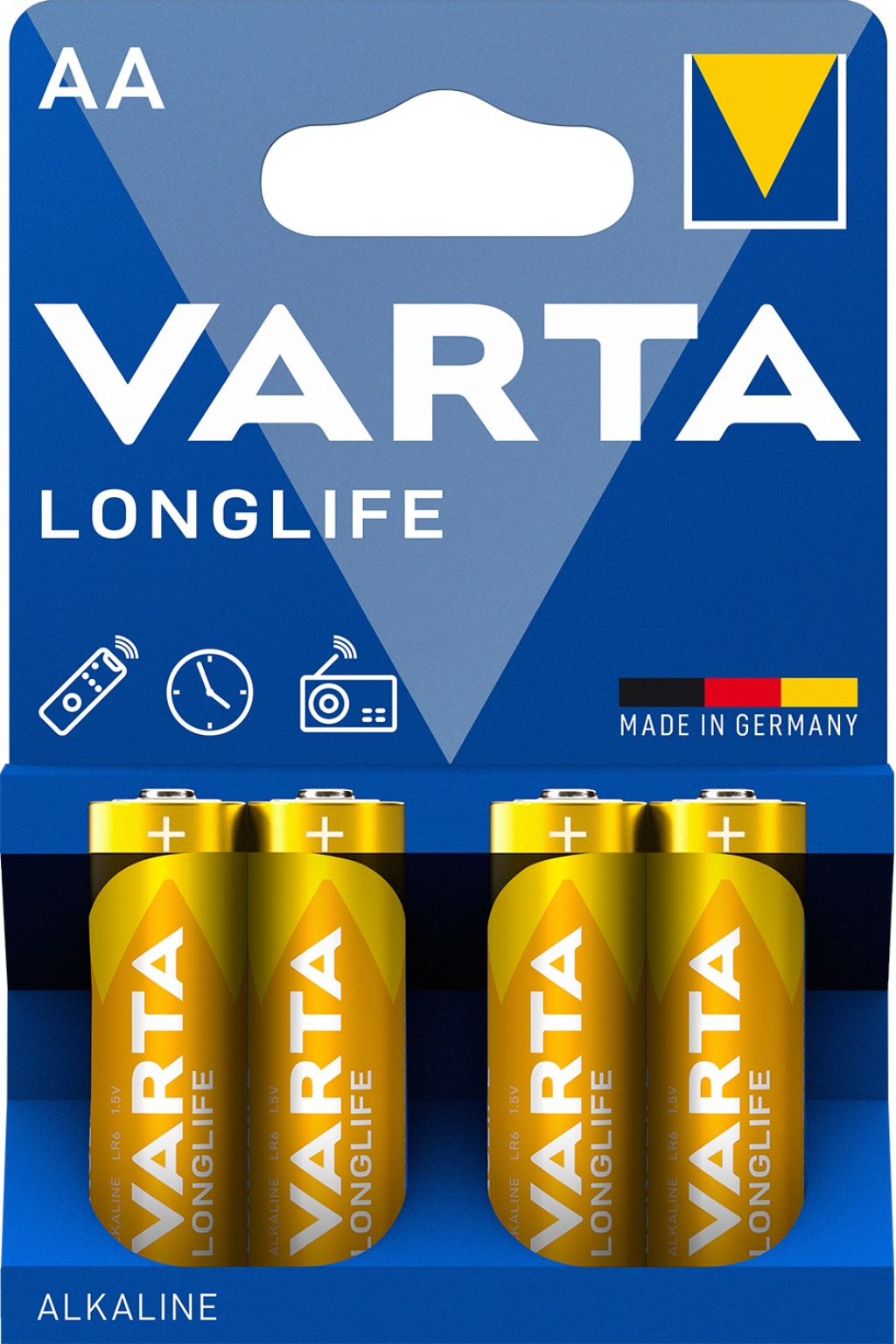Батерии Varta LONGLIFE АА BLI 4