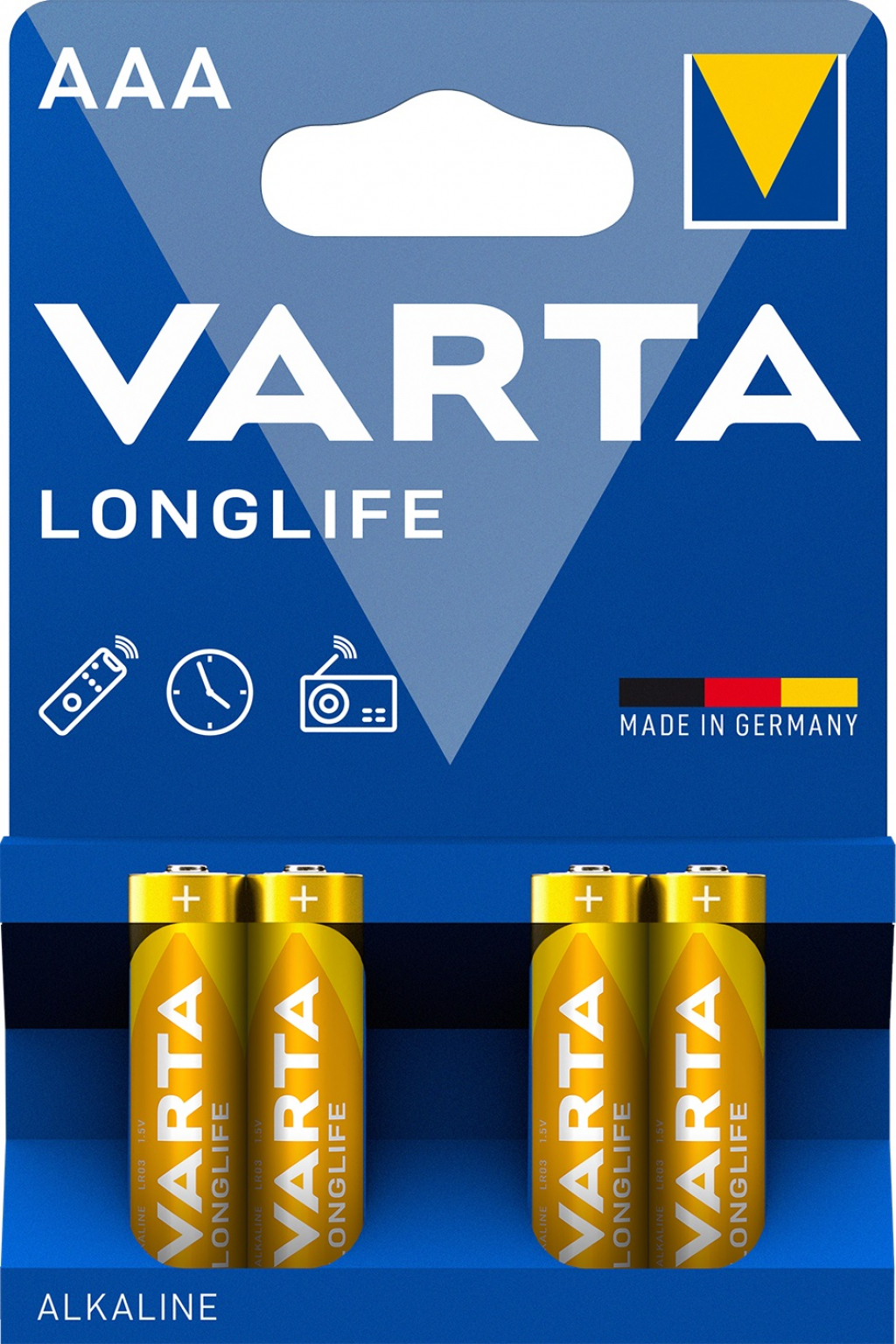 Батерии Varta LONGLIFE ААA BLI 4