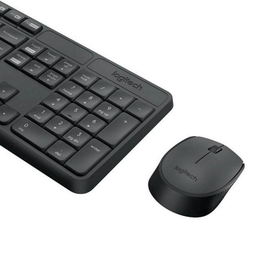 Клавиатура и мишка Logitech Wireless Combo MK235 безжична